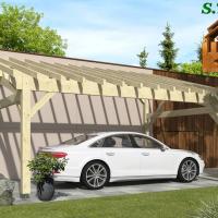 Abri voiture bois epicea 1044 stmb construction 1