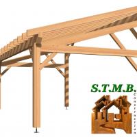 Carport bois douglas stmb construction