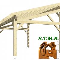 Carport bois epicea stmb construction
