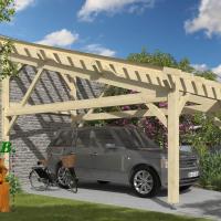 Carport en bois 1019l epicea stmb construction