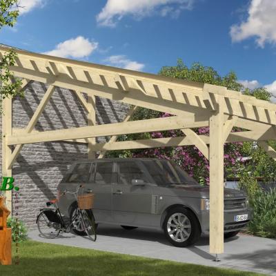 Carport en bois 1019l epicea stmb construction