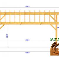Coupe carport en bois stmb construction