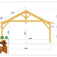 Coupe kiosque en bois 1063 stmb construction