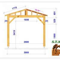 Coupe pergola bois 1061 stmb construction