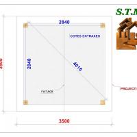 Implantation carport bois 1020 stmb construction