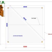Implantation carport bois 1155 stmb construction