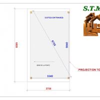 Implantation carport bois stmb construction