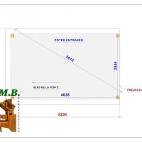 Implantation carport en bois 1014s monopente stmb construction