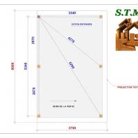 Implantation carport en bois 1100 stmb construction
