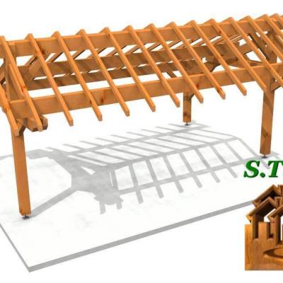 Vue carport asymetrique 1234 stmb construction 1