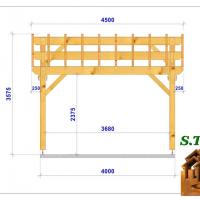 Vue carport bois 1211 stmb construction