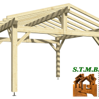 Vue carport epicea 1220 stmb construction
