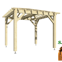 Vue pergola epicea 1061 stmb construction